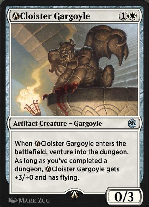 Magic the Gathering Card - A-Cloister Gargoyle - MTG Circle