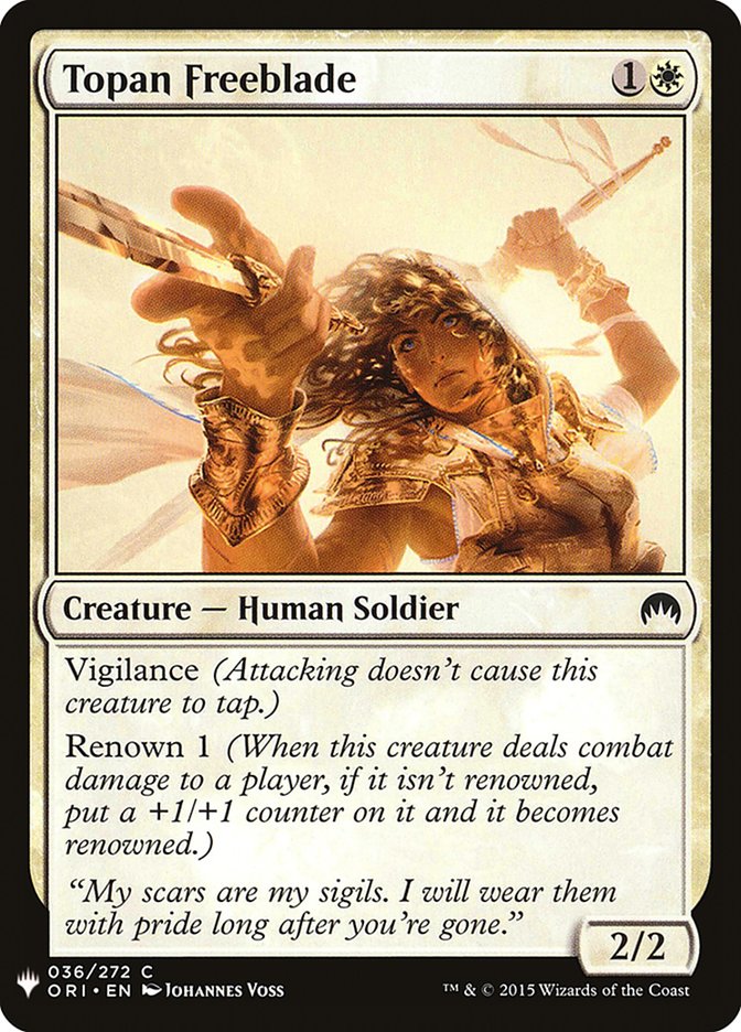 Magic the Gathering Card - Topan Freeblade - MTG Circle
