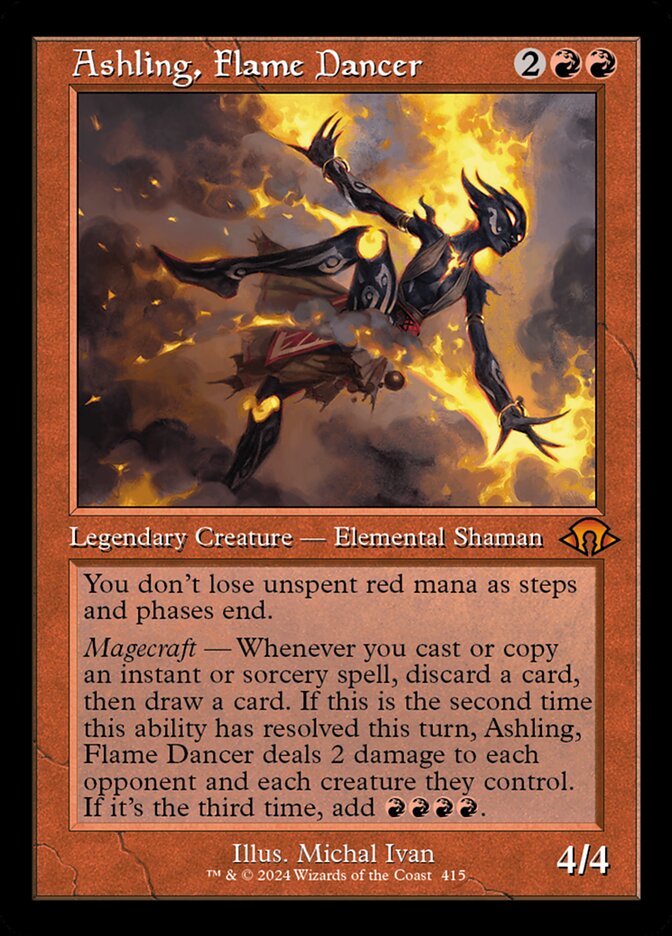 Magic the Gathering Card - Ashling, Flame Dancer - MTG Circle