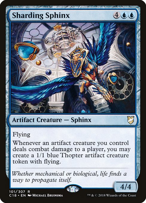 Magic the Gathering Card - Sharding Sphinx - MTG Circle