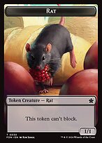 Magic the Gathering Card - Rat - MTG Circle