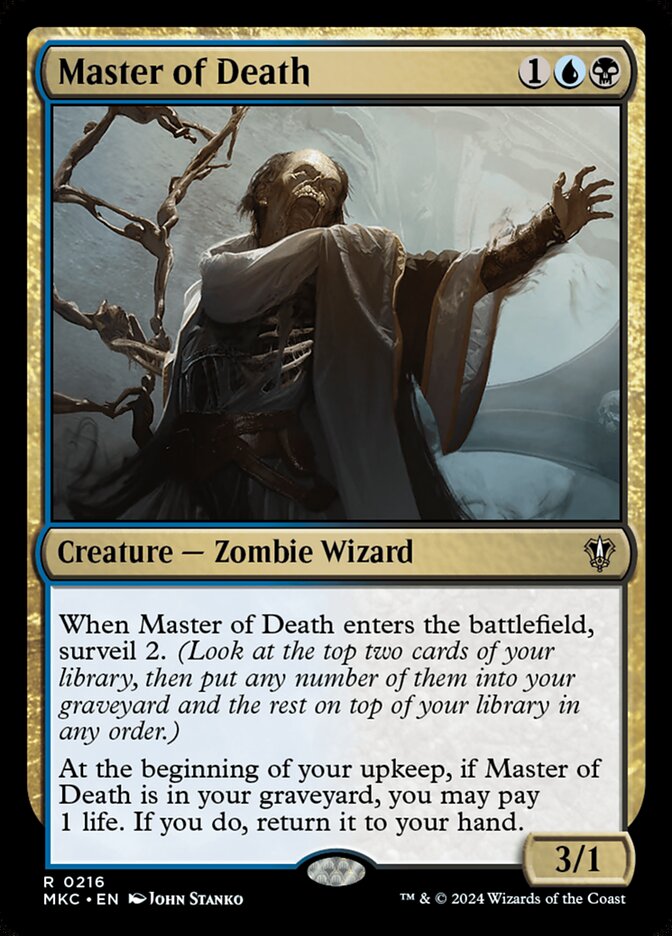 Magic the Gathering Card - Master of Death - MTG Circle