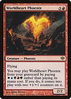 Magic the Gathering Card - Worldheart Phoenix - MTG Circle