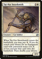 Magic the Gathering Card - Taj-Nar Swordsmith - MTG Circle