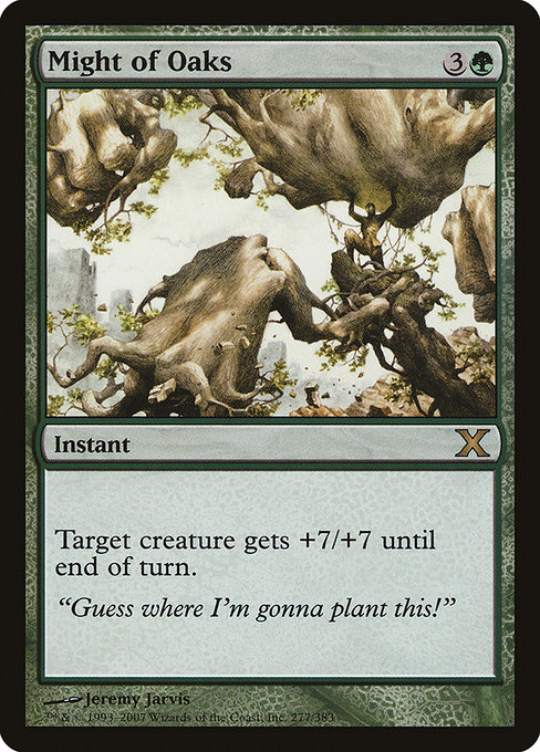 Magic the Gathering Card - Might of Oaks - MTG Circle