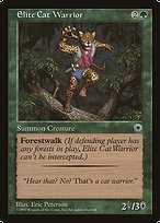 Magic the Gathering Card - Elite Cat Warrior - MTG Circle