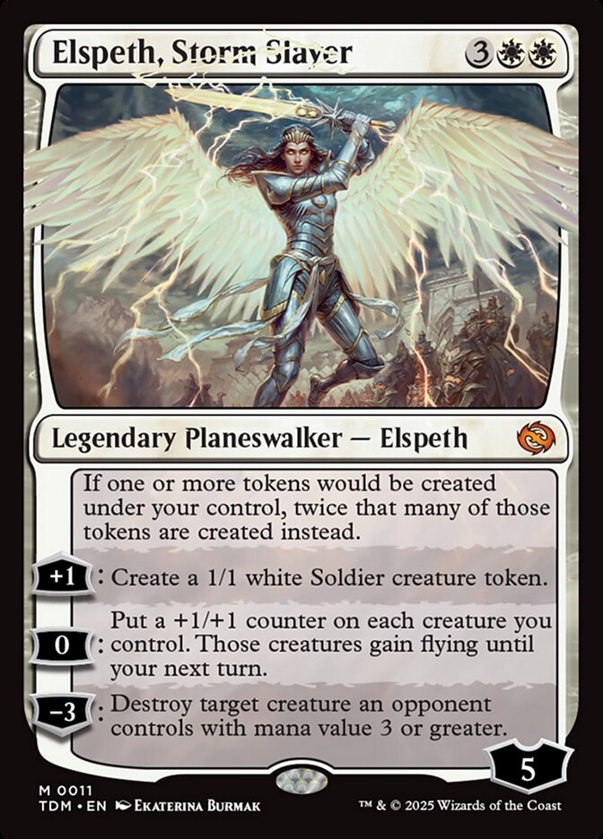 Magic the Gathering Card - Elspeth, Storm Slayer - MTG Circle