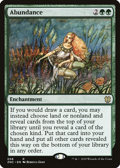 Magic the Gathering Card - Abundance - MTG Circle