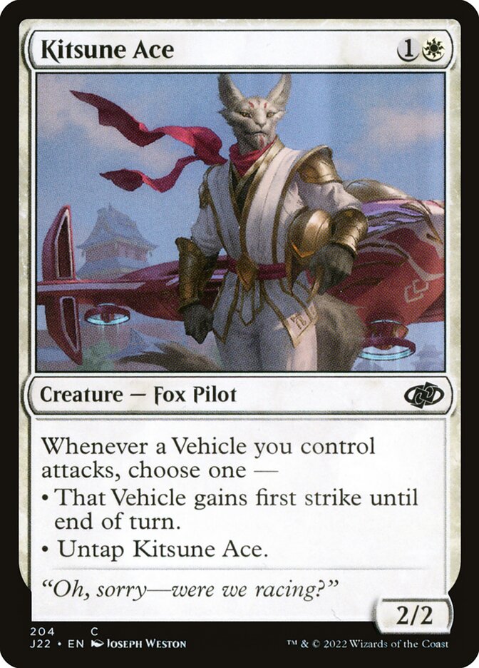 Magic the Gathering Card - Kitsune Ace - MTG Circle