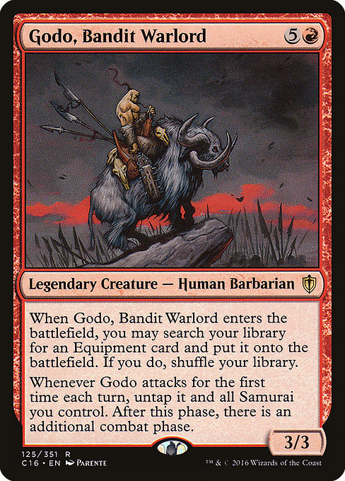 Magic the Gathering Card - Godo, Bandit Warlord - MTG Circle