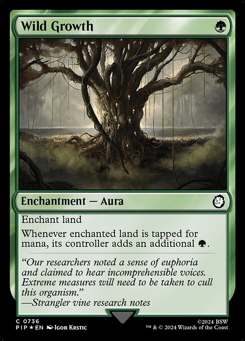Magic the Gathering Card - Wild Growth - MTG Circle