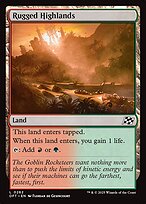 Magic the Gathering Card - Rugged Highlands - MTG Circle