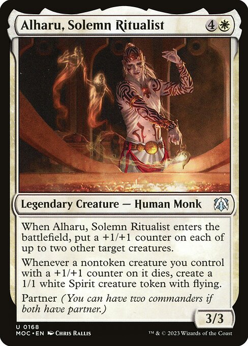 Magic the Gathering Card - Alharu, Solemn Ritualist - MTG Circle