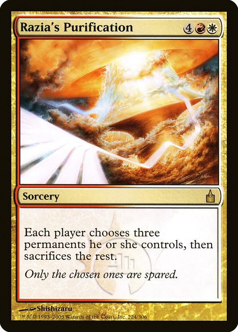 Magic the Gathering Card - Razia's Purification - MTG Circle