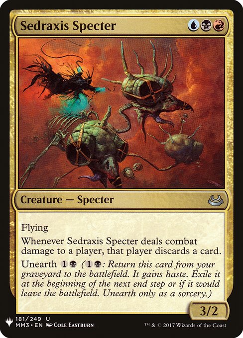 Magic the Gathering Card - Sedraxis Specter - MTG Circle