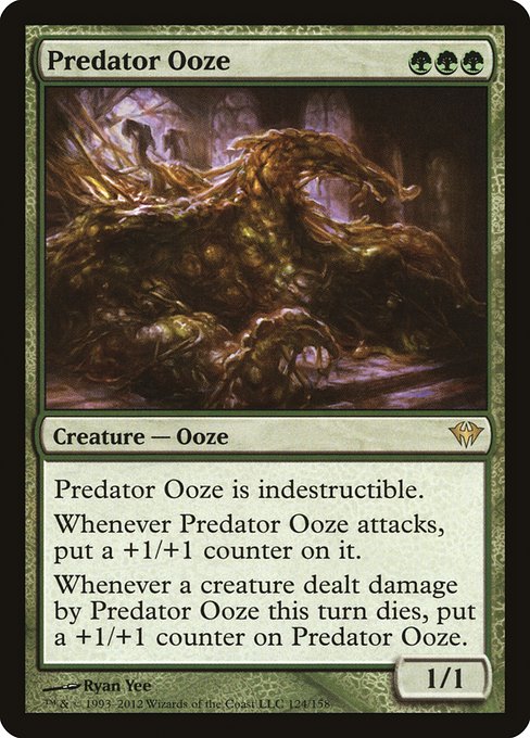 Magic the Gathering Card - Predator Ooze - MTG Circle