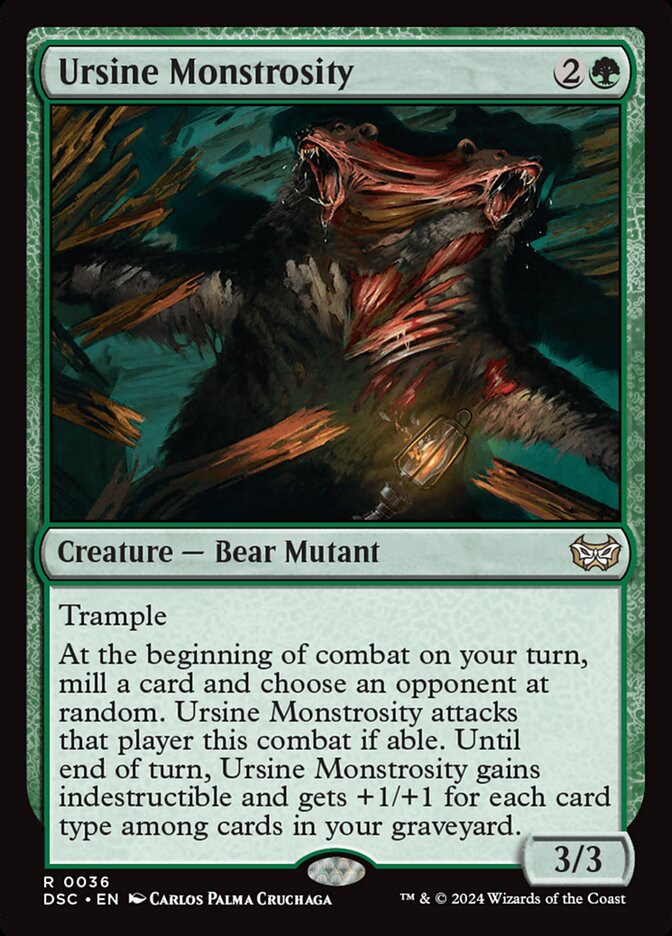 Magic the Gathering Card - Ursine Monstrosity - MTG Circle
