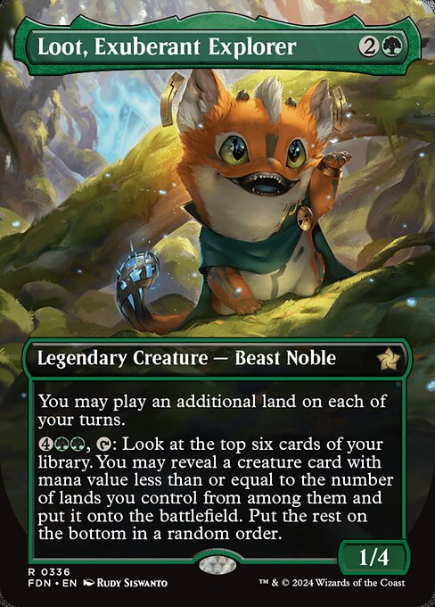 Magic the Gathering Card - Loot, Exuberant Explorer - MTG Circle