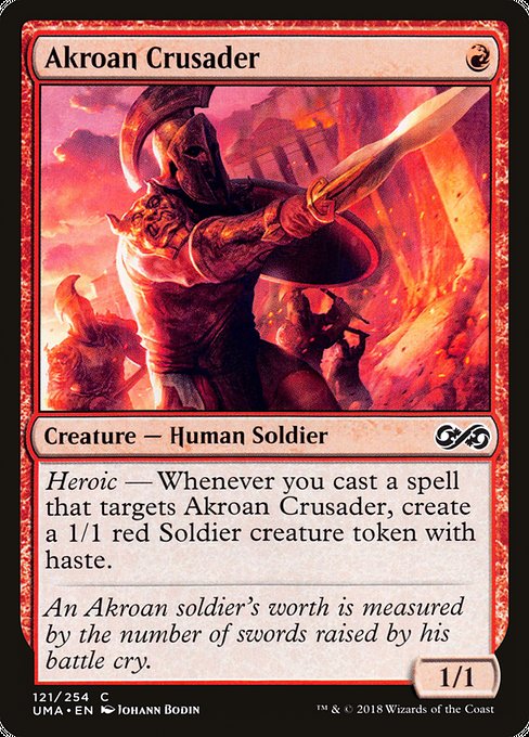 Magic the Gathering Card - Akroan Crusader - MTG Circle