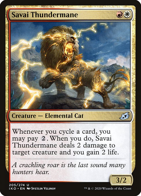 Magic the Gathering Card - Savai Thundermane - MTG Circle