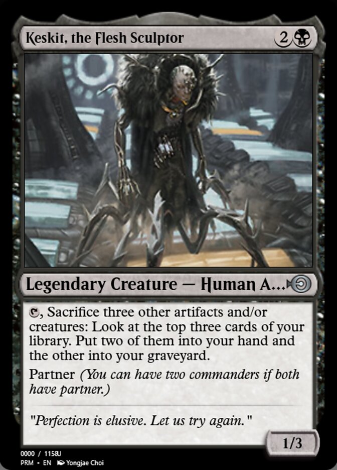 Magic the Gathering Card - Keskit, the Flesh Sculptor - MTG Circle