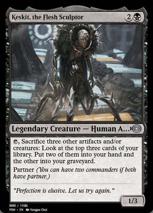 Magic the Gathering Card - Keskit, the Flesh Sculptor - MTG Circle