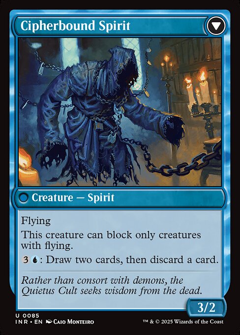 Magic the Gathering Card - Cipherbound Spirit - MTG Circle