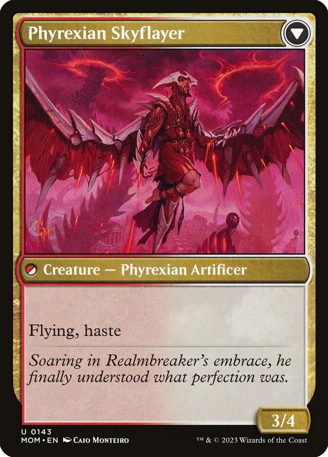 Magic the Gathering Card - Phyrexian Skyflayer - MTG Circle