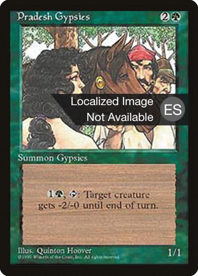 Magic the Gathering Card - Pradesh Gypsies - MTG Circle