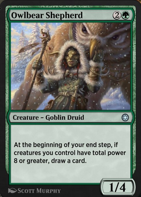 Magic the Gathering Card - Owlbear Shepherd - MTG Circle
