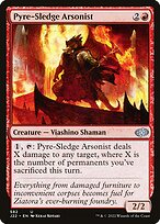 Magic the Gathering Card - Pyre-Sledge Arsonist - MTG Circle