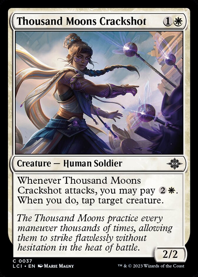 Magic the Gathering Card - Thousand Moons Crackshot - MTG Circle
