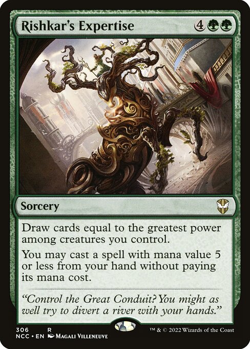 Magic the Gathering Card - Rishkar's Expertise - MTG Circle