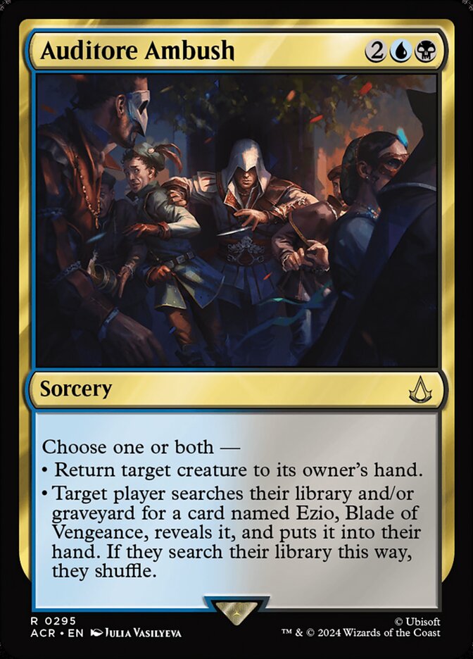 Magic the Gathering Card - Auditore Ambush - MTG Circle