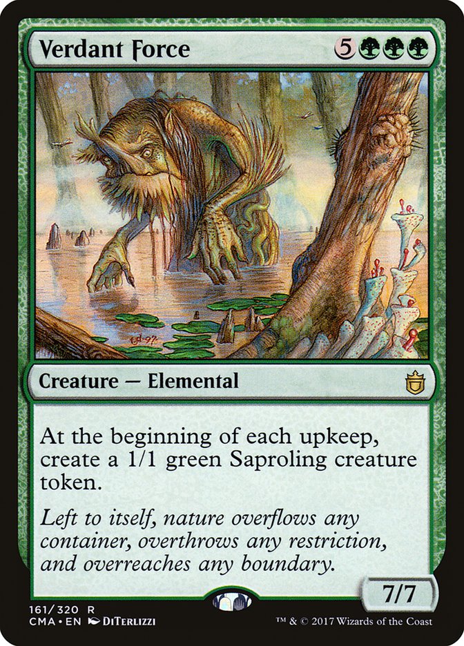 Magic the Gathering Card - Verdant Force - MTG Circle