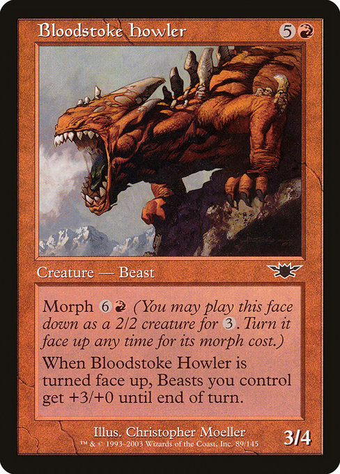 Magic the Gathering Card - Bloodstoke Howler - MTG Circle