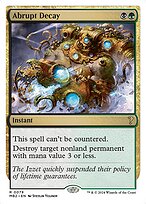 Magic the Gathering Card - Abrupt Decay - MTG Circle