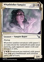 Magic the Gathering Card - Wispdrinker Vampire - MTG Circle