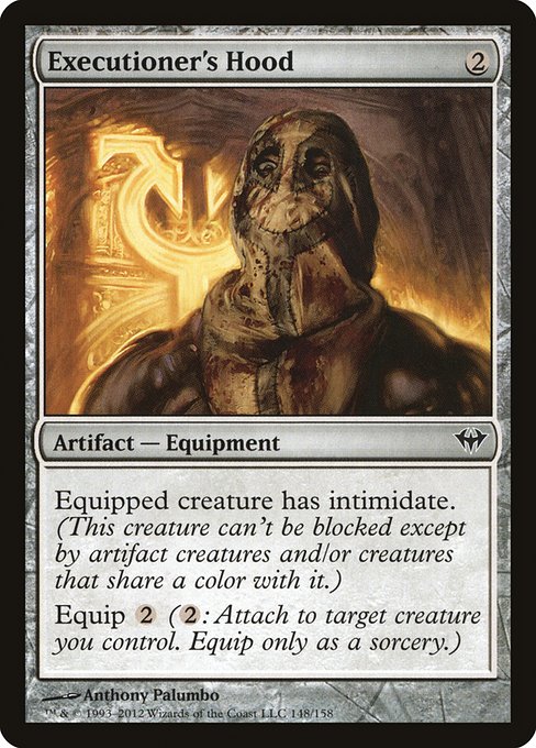 Magic the Gathering Card - Executioner's Hood - MTG Circle