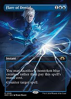 Magic the Gathering Card - Flare of Denial - MTG Circle