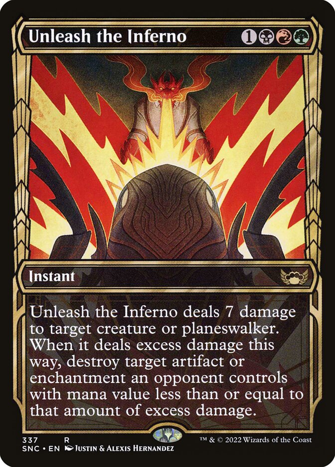 Magic the Gathering Card - Unleash the Inferno - MTG Circle