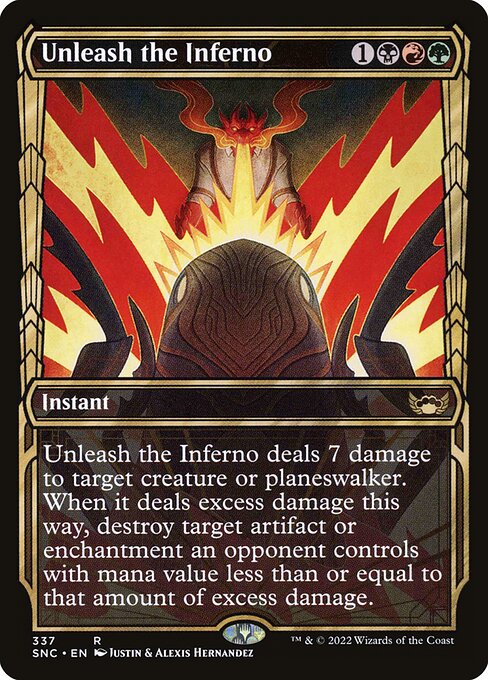 Magic the Gathering Card - Unleash the Inferno - MTG Circle