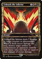 Magic the Gathering Card - Unleash the Inferno - MTG Circle