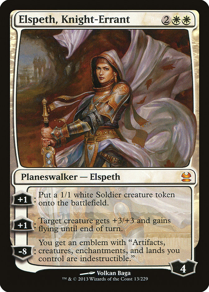 Magic the Gathering Card - Elspeth, Knight-Errant - MTG Circle