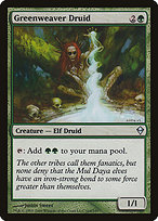 Magic the Gathering Card - Greenweaver Druid - MTG Circle