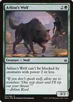 Magic the Gathering Card - Arlinn's Wolf - MTG Circle