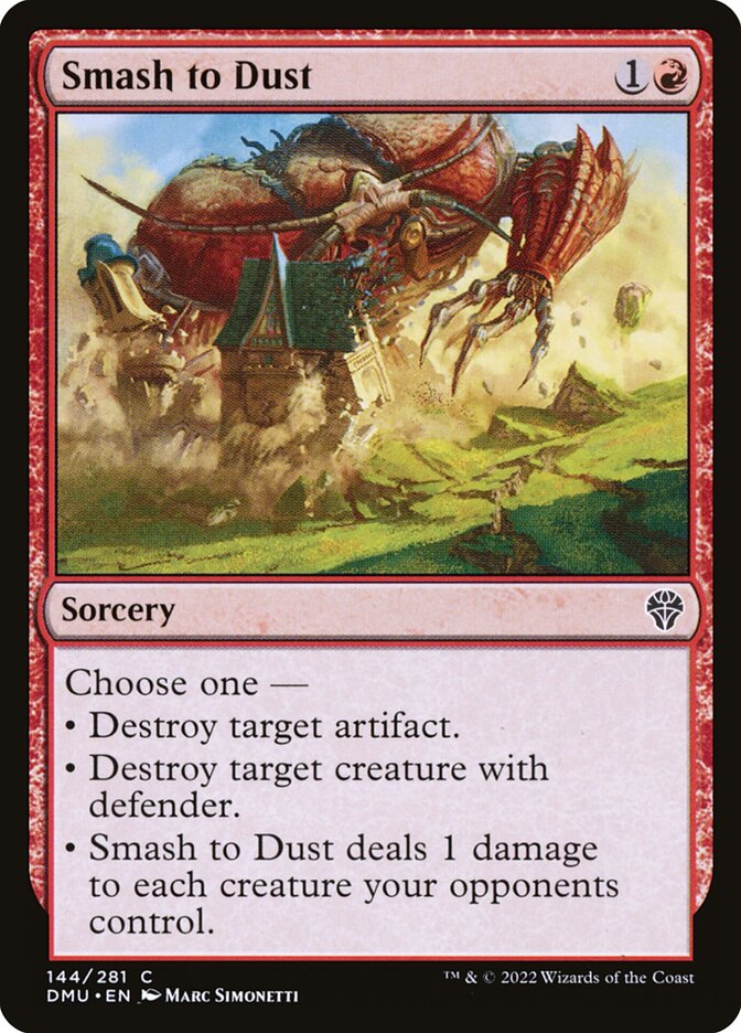 Magic the Gathering Card - Smash to Dust - MTG Circle