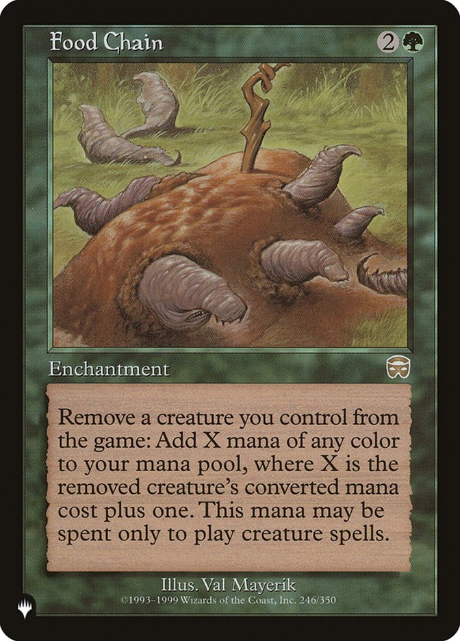 Magic the Gathering Card - Food Chain - MTG Circle