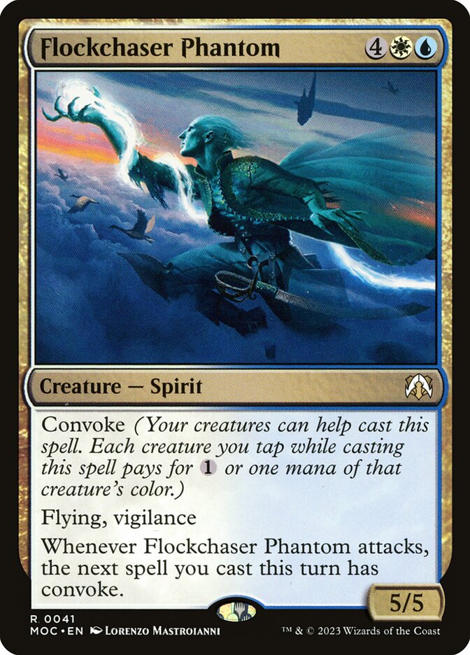 Magic the Gathering Card - Flockchaser Phantom - MTG Circle