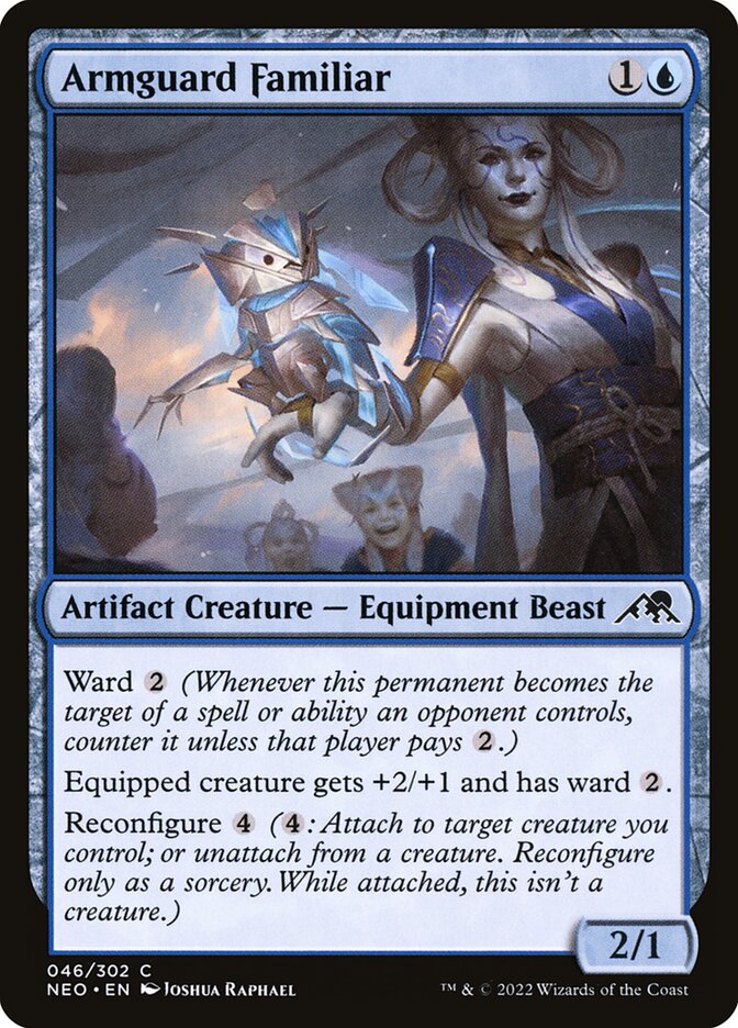 Magic the Gathering Card - Armguard Familiar - MTG Circle